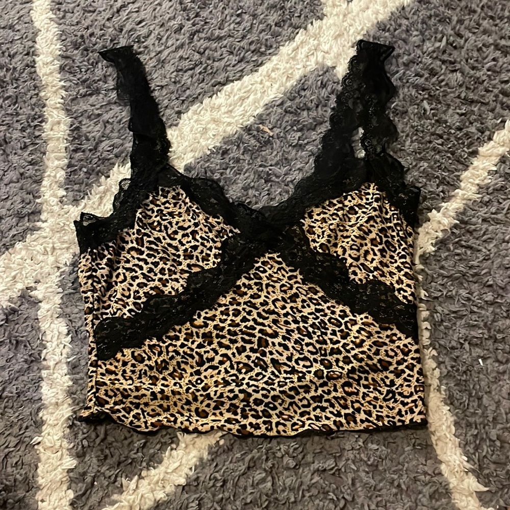 Shein Cheetah print top!